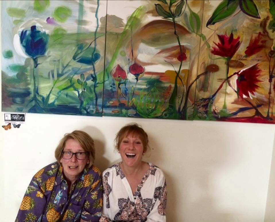 Kathy and Faye