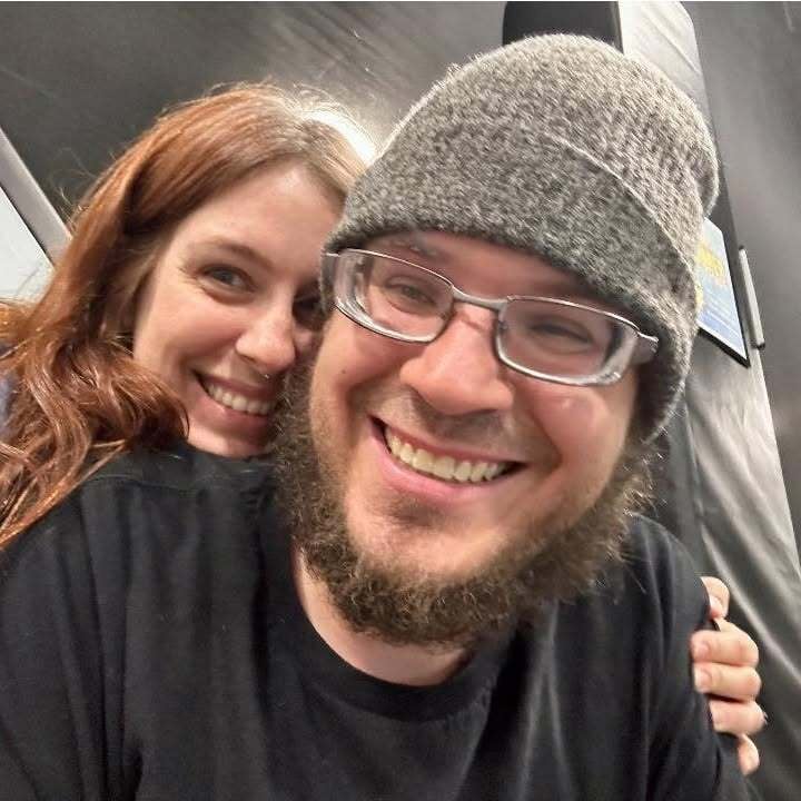 Shane Copher with Molly