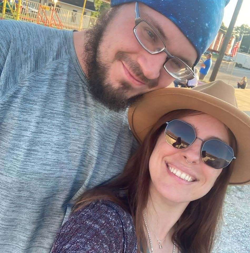 Shane Copher with wife