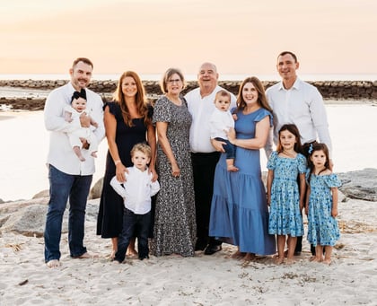 Whiting family on the beach-1