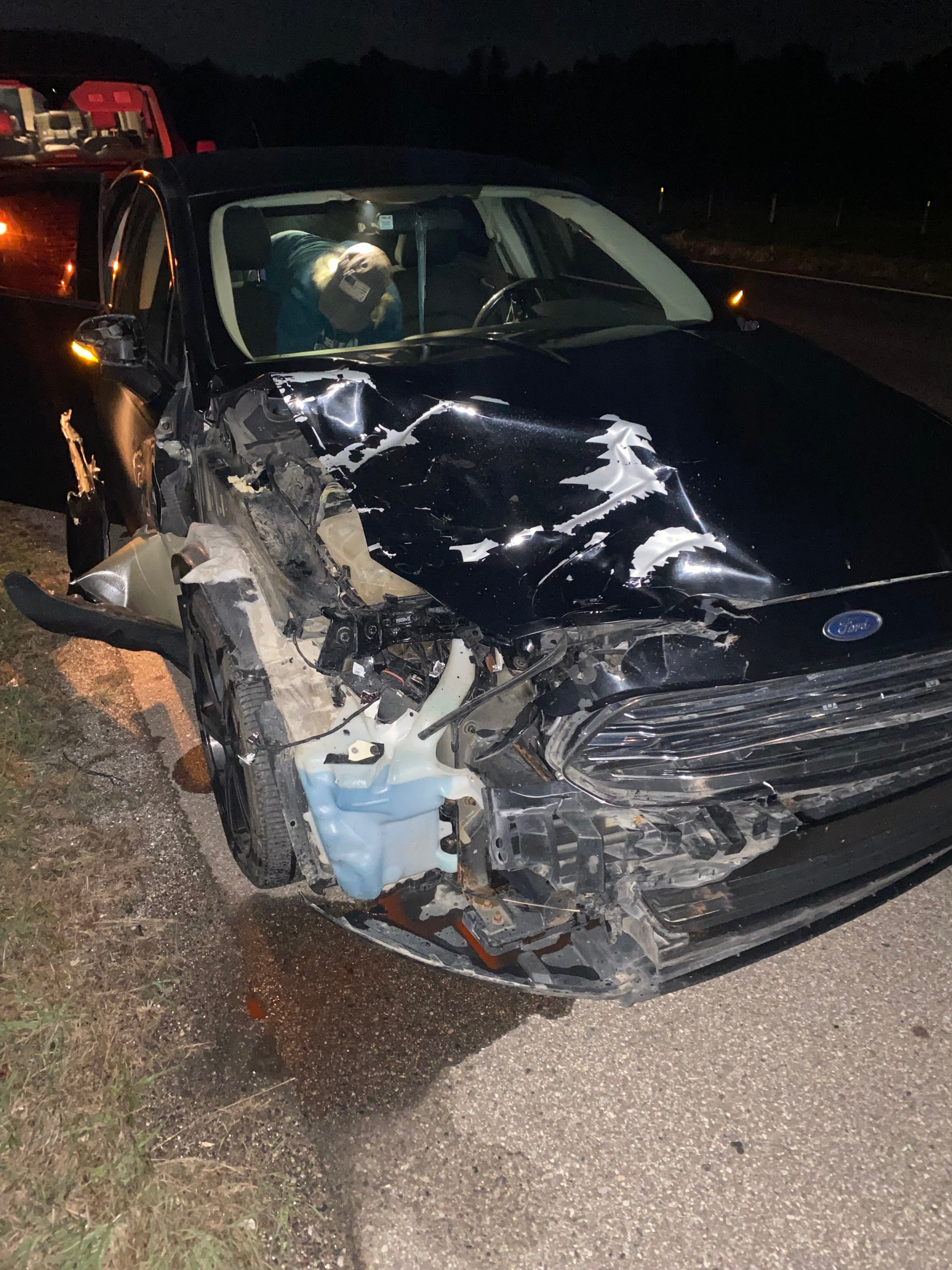 Kris has experienced more than his fair share of motor vehicle collisions wth deer.