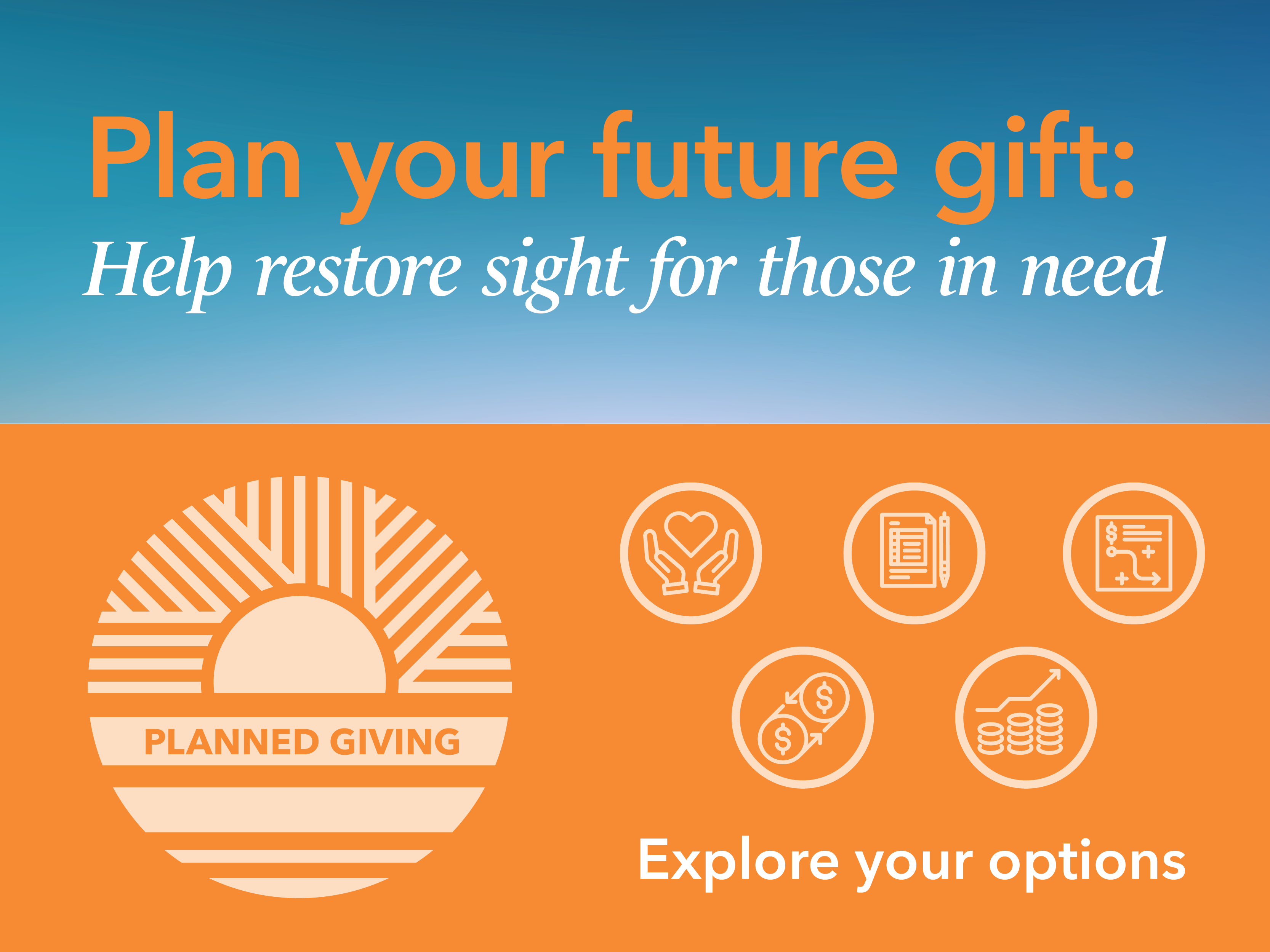 Various ways to plan your giving