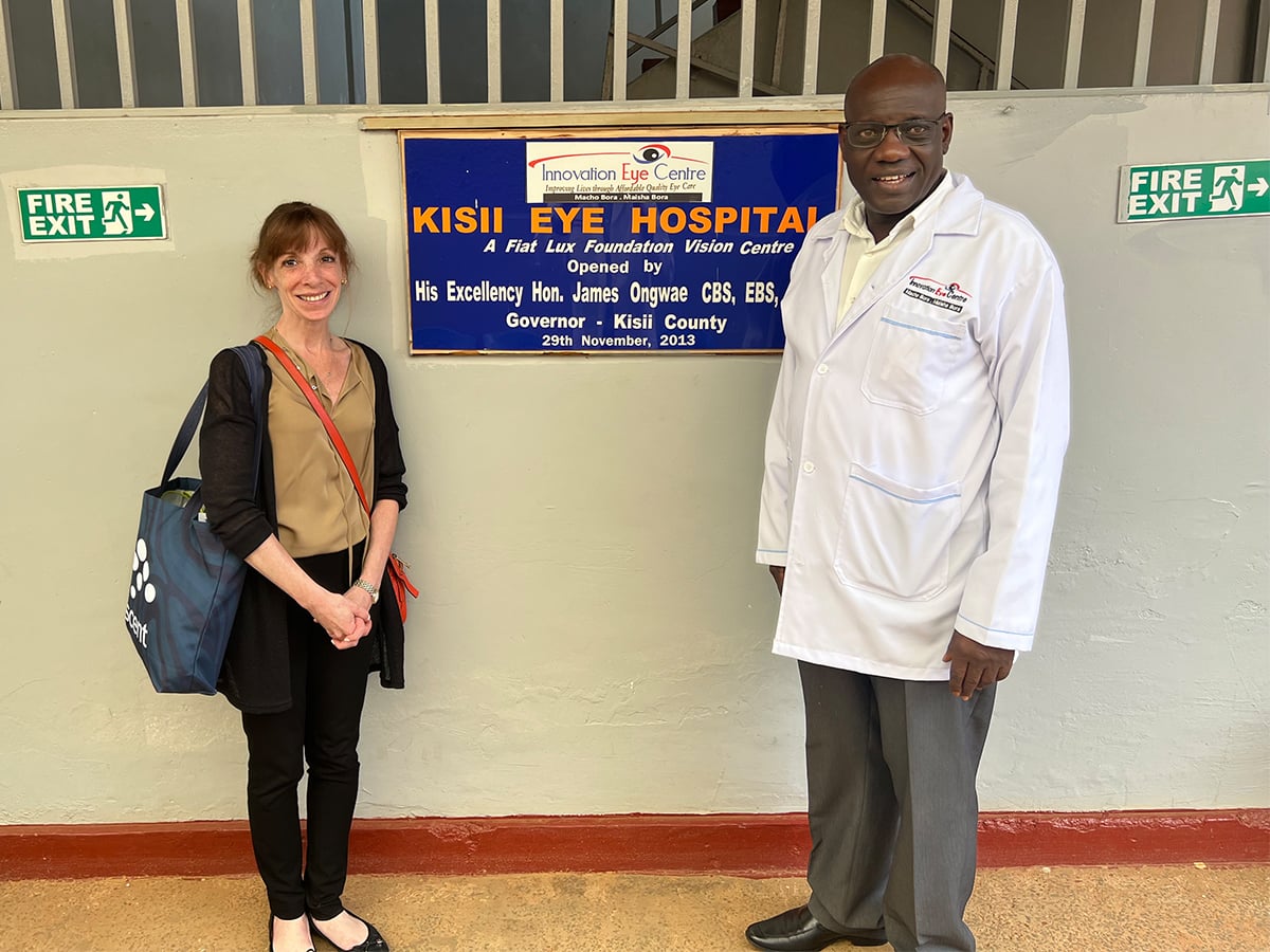 Heather and Dr. Kiage