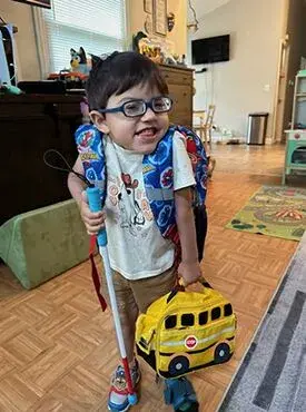 Oliver Chaves, a 4-year-old cornea recipient from Indiana