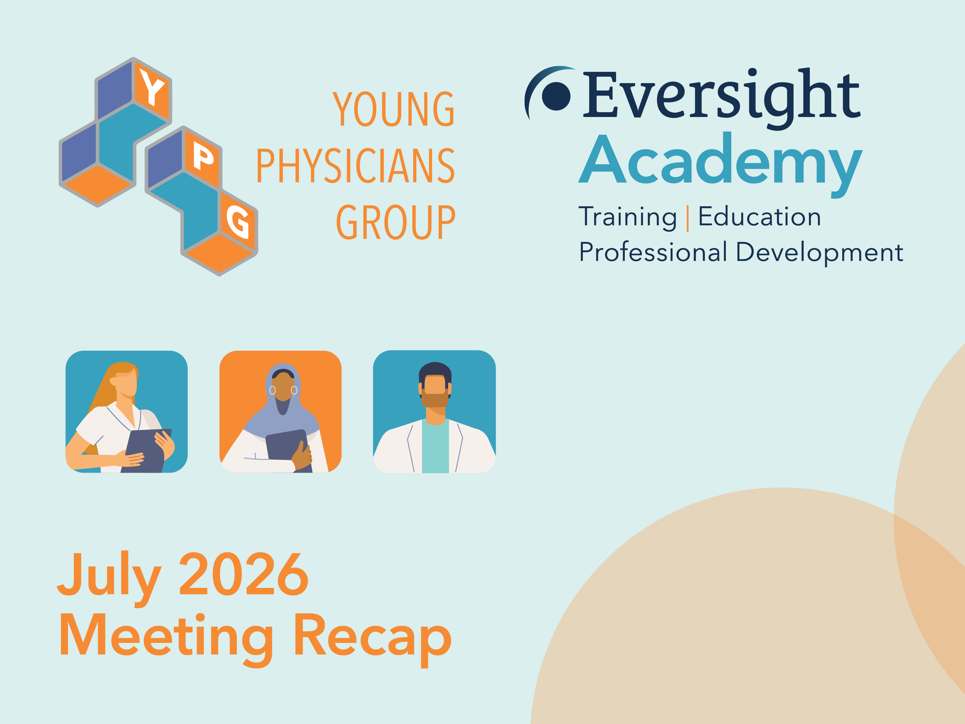 July YPG meeting recap graphic